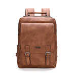 Mochila JEEP BULUO em Couro Split para Notebook