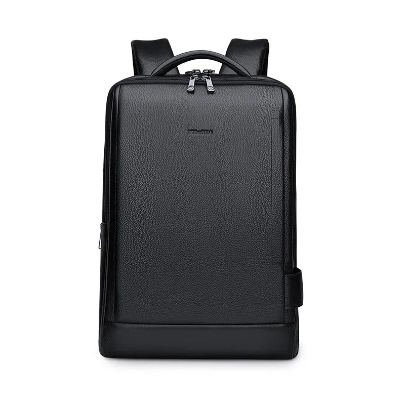 Mochila Masculina de Couro Grande para Notebook e Viagem