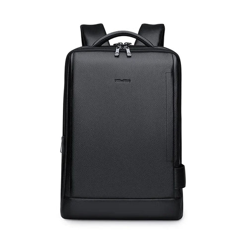 Mochila Masculina de Couro Grande para Notebook e Viagem