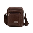 Bolsa Transversal Masculina em PU com Aba
