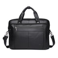 Pasta Executiva Masculina de Couro Legítimo para Notebook 15"