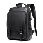 Mochila Masculina Impermeável em PU para Notebook