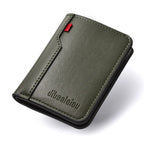 Carteira Masculina Compacta Porta-Cartões em PU