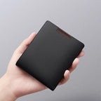 Carteira Masculina de Couro Legítimo Compacta Porta Cartões
