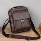 Bolsa Transversal Masculina em PU com Aba