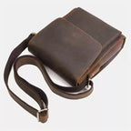 Bolsa Transversal Masculina de Couro Legítimo