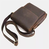 Bolsa Transversal Masculina de Couro Legítimo