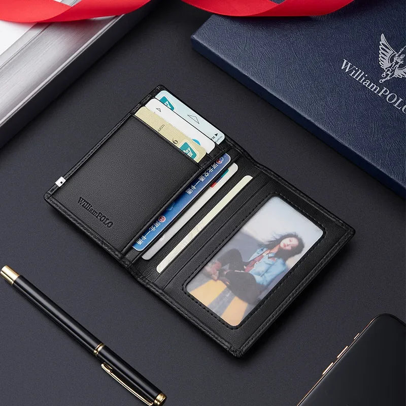 Porta Cartões Masculino WilliamPAUL de Couro Legítimo Slim