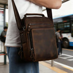Bolsa Masculina de Couro Legítimo para Trabalho