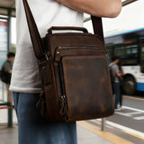 Bolsa Masculina de Couro Legítimo para Trabalho
