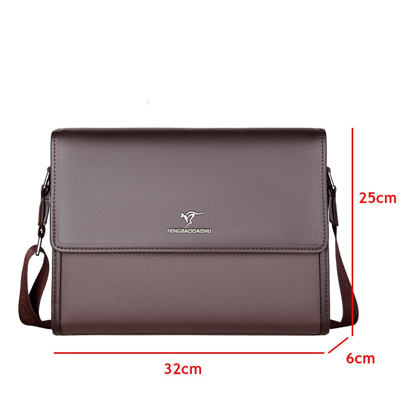 Pasta Masculina em PU para Notebook com Zíper