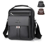 Bolsa Transversal Masculina em PU com Aba