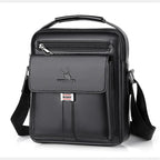 Bolsa Transversal Masculina em PU com Aba