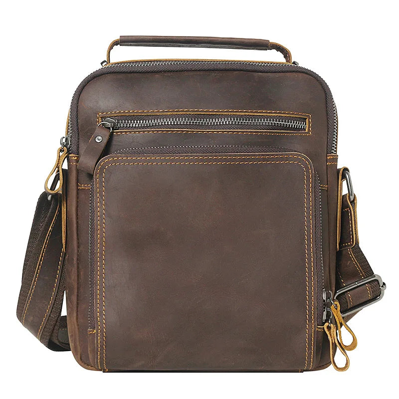 Bolsa Masculina de Couro Legítimo para Trabalho