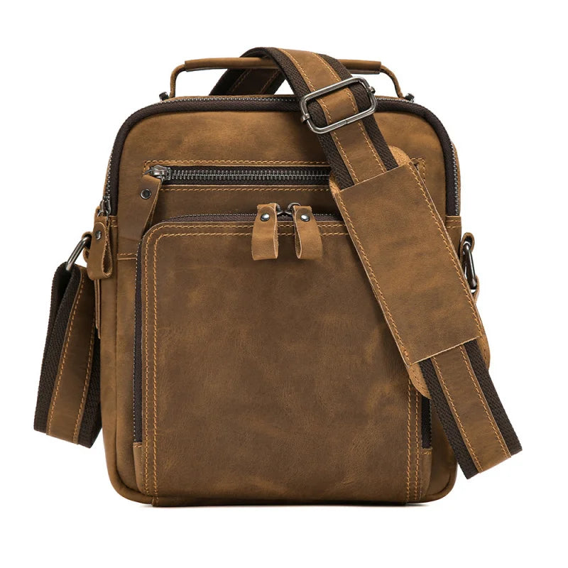 Bolsa Masculina de Couro Legítimo para Trabalho