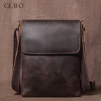 Bolsa Masculina Tiracolo em Couro Legítimo GURO
