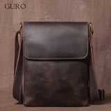 Bolsa Masculina Tiracolo em Couro Legítimo GURO