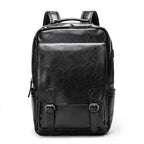 Mochila Masculina Impermeável em PU para Notebook