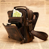 Bolsa Masculina de Couro Legítimo para Trabalho