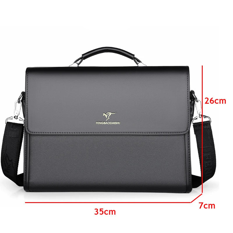 Pasta Masculina em PU para Notebook com Zíper
