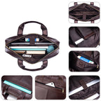 Pasta Masculina em Couro Bovino para Notebook 15,6