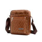 Bolsa Transversal Masculina em PU com Aba