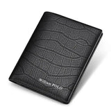 Carteira Masculina WILLIAMPOLO de Couro Legítimo Compacta