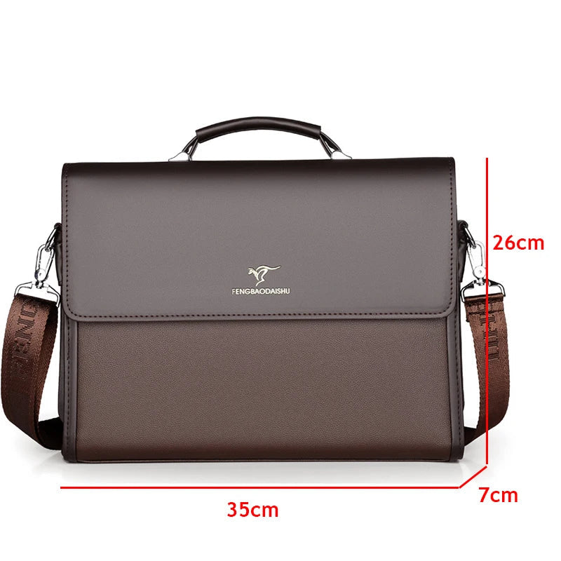 Pasta Masculina em PU para Notebook com Zíper