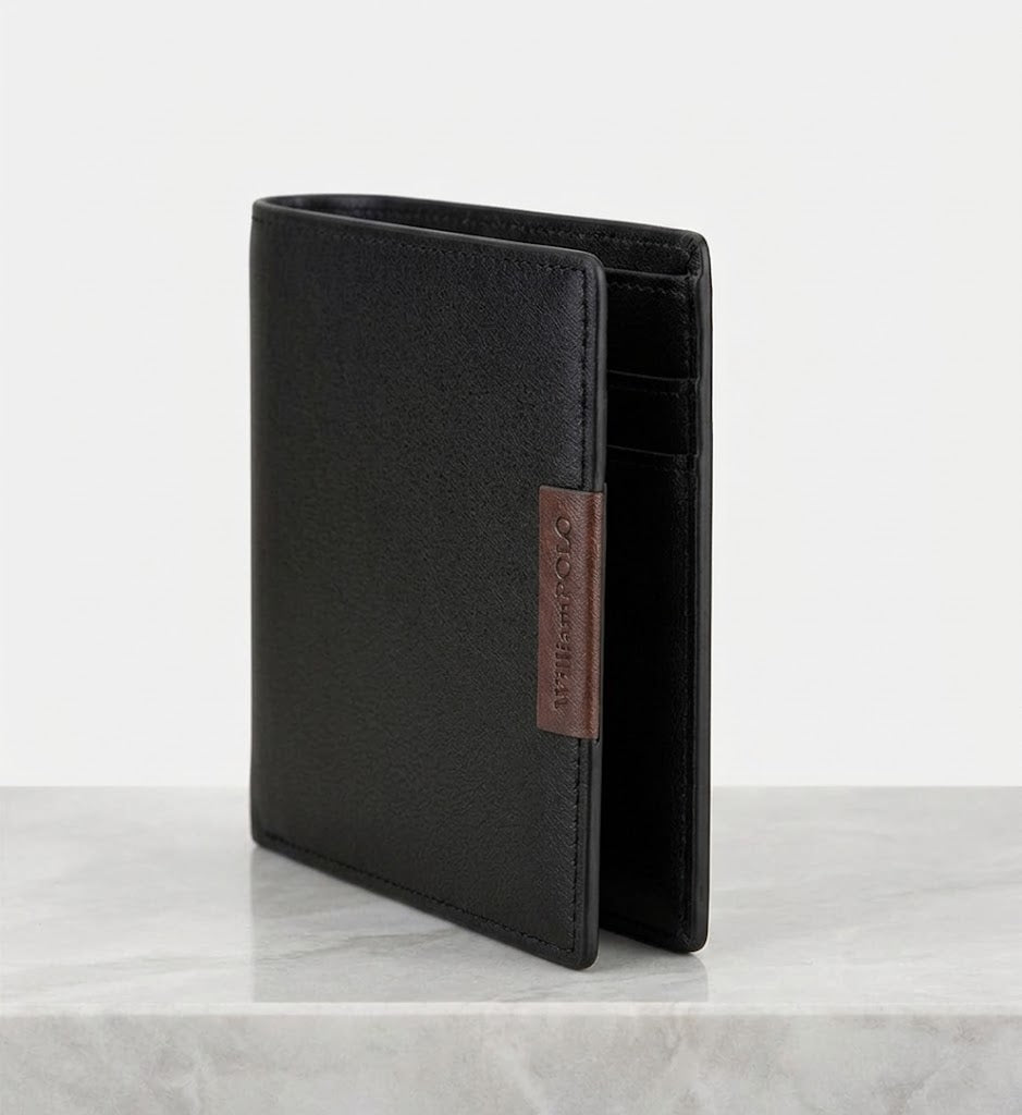 Carteira Masculina de Couro Legítimo Compacta Porta Cartões